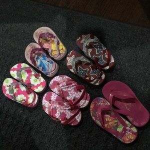 Girls flip flop bundle